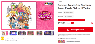 Capcom Arcade 2nd Stadium: Super Puzzle Fighter II Turbo por $19 | Nintendo eShop
