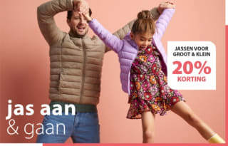 20% korting op alle jassen bij terStal