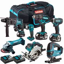 Makita 18V 7-Piece Cordless Kit T4TKIT-44 £732 with 3 Batteries + Free Toy