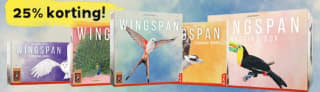 25% korting op bijna de hele Wingspan collectie bij 999games