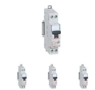 Disjoncteur Phase + Neutre Legrand - 10A - bornes à vis à 23,96€