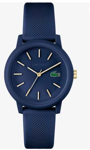 Reloj Analógico de Cuarzo unisex marca Lacoste azul con dorado por 51€