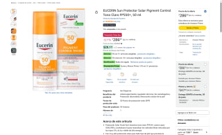 Protector Solar Facial Anti-manchas por $287 | Amazon