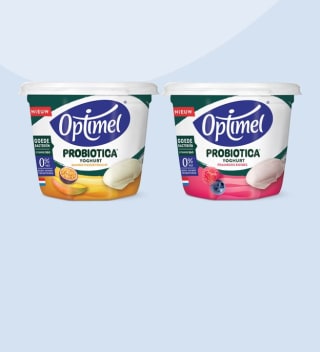 Probeer Optimel Probiotica¹ yoghurt nu voor maar €0,50 via Scoupy