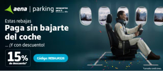 15% descuento en tus reservas parking aeropuerto por tiempo limitado