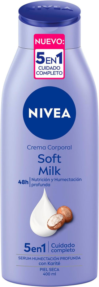 Crema Corporal NIVEA Soft Milk 400ml por $55 | Oferta Amazon
