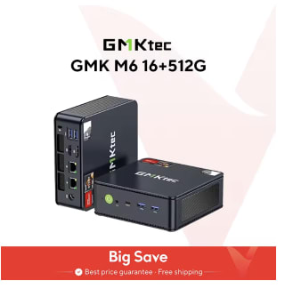 GMKtec M6 Mini PC a solo 221,54€