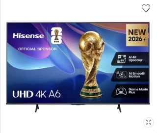 Televisor 43" Hisense 43A6S Smart LED 4K UHD por 219€