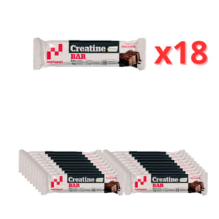 Nutrisport Nut Bar chocolate con creatina 18 x 44 g por 14.99€