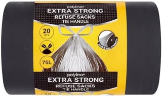 Extra Strong 75L Bin Bags 20 Pack for £2.85