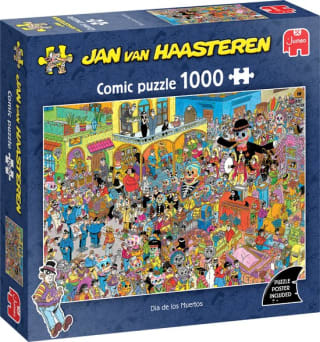1+1 gratis op Jan van Haasteren en Wasgij puzzels bij Bol