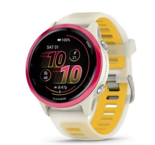Montre GPS Garmin Forerunner 570 - 42 mm Rose Aluminium Beige à 468€