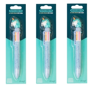 3 x Mr. wonderful Bolígrafo Multicolor Unicornio 6 Colores por 2.97€
