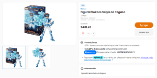 Figura Blokees Seiya de Pegaso por $431 | Chedraui