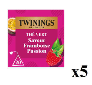 Twinings Té verde con frambuesa y maracuyá 20 bolsitas por 9.95€