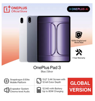OnePlus Pad 3 Tablet Global Snapdragon 8 Elite por 380,04€