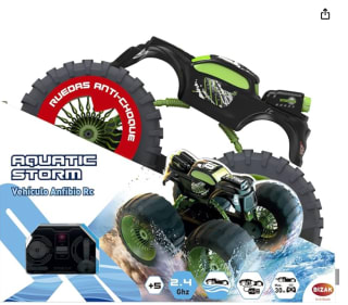 Bizak Exost Aquatic Storm Vehículo Todoterreno para Tierra y Agua por 23.07€