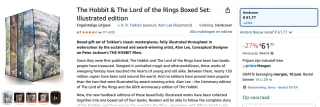 The Hobbit and the Lord of the Rings Boxed Set voor €61,77 bij Amazon