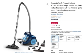 Rowenta Swift Power RO2981 - Stofzuiger - Zonder Zak voor €83,99 bij Amazon