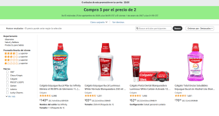 Oferta del 3x2 en Productos Seleccionados en Amazon México