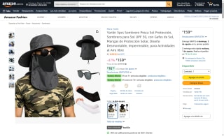 Sombrero Yanlin Protección Solar UPF 50 por $159 | Oferta Amazon