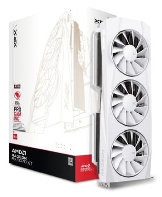 Tarjeta XFX AMD RX 9070 XT White 16GB por $11,729 | CyberPuerta (Banamex y BBVA)