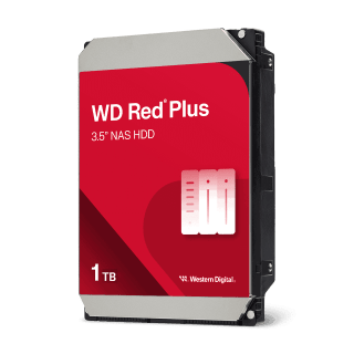 WD Red Plus 3TB NAS 3.5" Internal Hard Drive - 5400 RPM, SATA 6Gb/s, CMR with Senior
