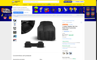 Tapetes de 3 piezas por $178 | Mercado Libre