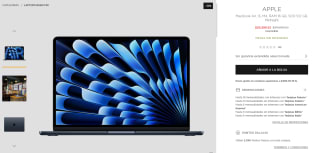 MacBook Air 13 M4 16GB SDD 512GB por $20,399 | El Palacio de Hierro