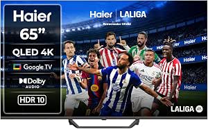 Haier QLED 4K UHD H65S80EUX Smart TV 65", Google TV, Dolby Audio por 339,15€