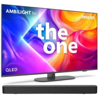 Philips Ambilight TV 50PUS9010 4K UHD QLED 50" + TAB4000 Barra de Sonido por 415,99€