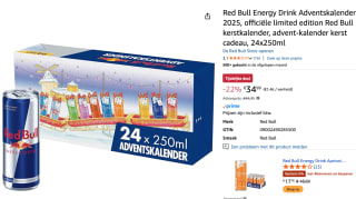 Red Bull Adventskalender XXL 2025 Edition Energy Drink voor €34,99 bij Amazon