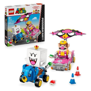 Lego Super Mario Kart. Mario y Rey Boo por 34.99€.