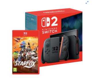 Consola Nintendo Switch 2 BTR 256 GB + Star Fox por 469€