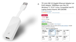 TP-Link UE300 USB-A voor €8,90 bij Amazon