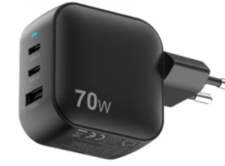 Sitecom 70W GaN Power Delivery Wall Charger voor €23,97 bij Mediamarkt