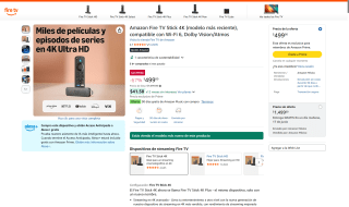Fire TV Stick 4K Plus por $499 | Oferta Amazon