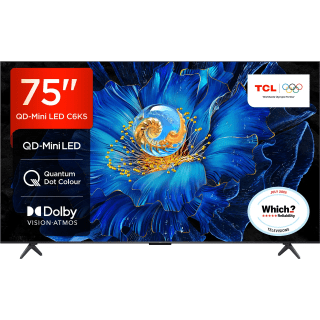 TCL 75 Inch MiniLED 4K Google TV 75C6KS UK Deal for £561.20