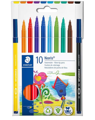 Staedtler Caja de 10 Rotuladores Punta Fina por 2.85€.