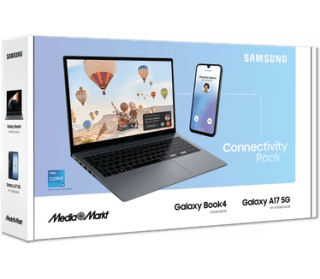 SAMSUNG Galaxy Book4 NP750XGJ-KG3NL + Galaxy A17 5G voor €459 bij de Mediamarkt