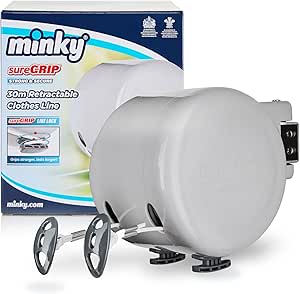 Minky Retractable Duo 30m Washing Line £13.53 Amazon Deal