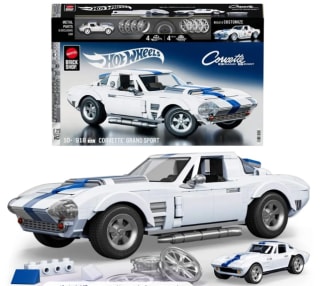 MATTEL BRICK SHOP HOT WHEELS JUGUETE CONSTRUCCIÓN ELITE '63 CORVETTE $39.990 Ripley