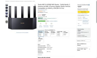Router Tenda WiFi 6 AX3000 512GB por $699 | Oferta Amazon