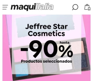 Hasta -90% de Dto Jeffree Star Cosmetics.