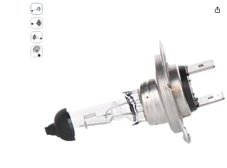 Ampoule Bosch Pure Light H7, 12 V 55 W à 2,69€
