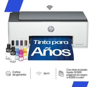 Impresora Multifuncional HP Smart Tank 580 por $3,025 | Mercado Libre