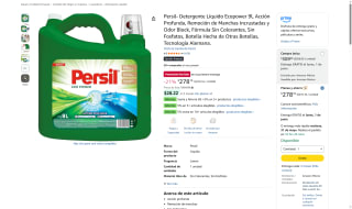Detergente Persil 9L por $278 | Oferta Amazon