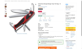Navaja Victorinox Ranger Grip por $1,632 | Oferta Amazon