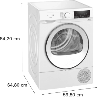 Sèche-linge pompe à chaleur 9 kg iQ500 à 919€