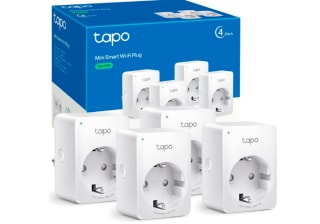 Tapo P100 Mini enchufe inteligente Wi-Fi (Paquete de 4) por 21,40€